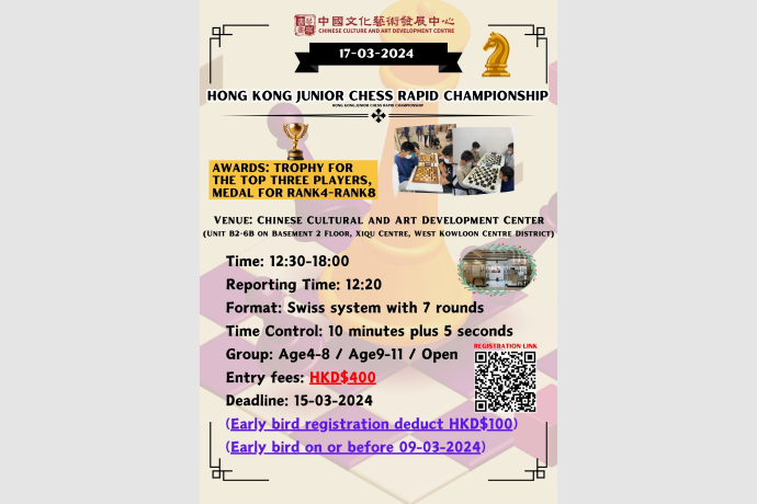 HONG KONG Junior Chess Rapid Championship